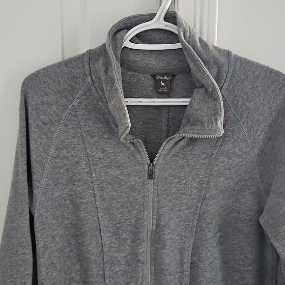 💝Eddie Bauer long grey zip up sweater - Picture 2 of 3